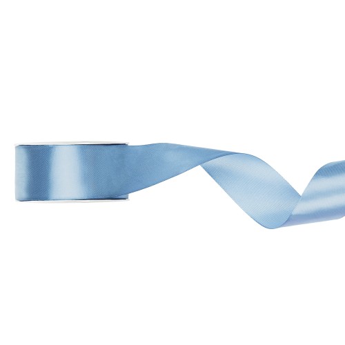 Nastro Raso Satin 25mm/25metri - Misty Blue