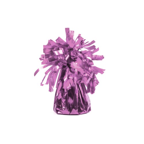 Pesetto per palloncini con ciuffo - Rosa