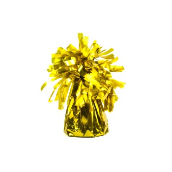 Pesetto per palloncini con ciuffo - Oro Gold
