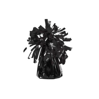 Pesetto per palloncini con ciuffo - Nero