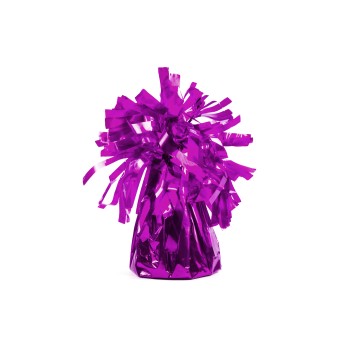 Pesetto per palloncini con ciuffo - Dark Pink