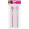 Set 2 matite con gomma in blister - Barbie