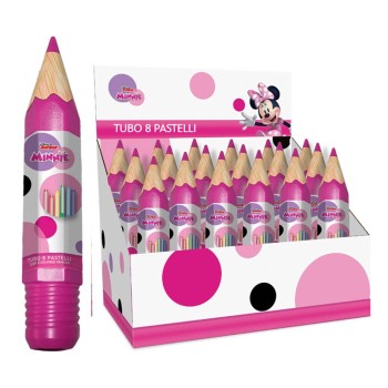 Matitone con 6 matite colorate - Minnie