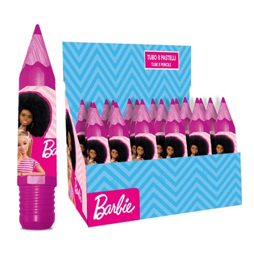Matitone con 6 matite colorate - Barbie