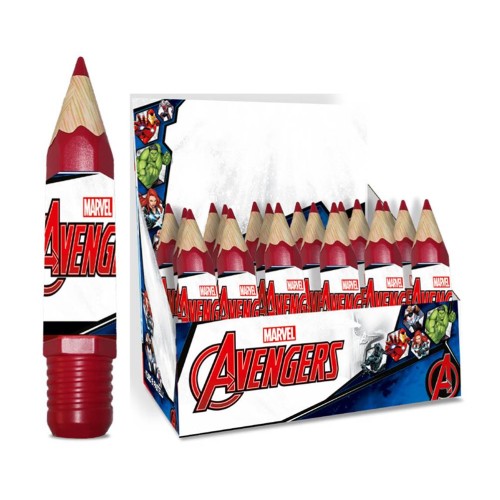 Matitone con 6 matite colorate - Avengers