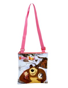 Borsetta tracolla piatta Masha Pink Snow