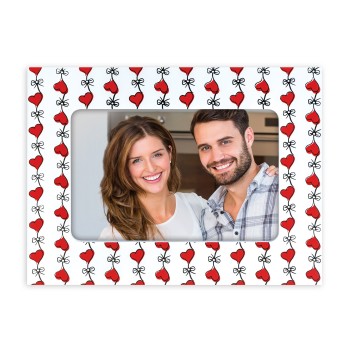 Portafoto in legno «Hearts» Cm. 15x20 – Foto Cm. 10x15