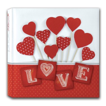 Album portafoto Cm. 24x24 – 30 Fogli – Love