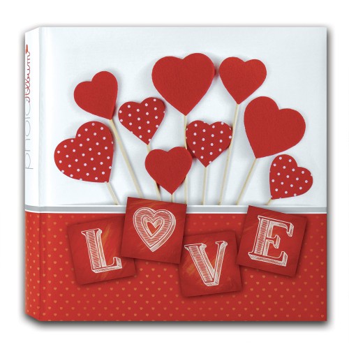Album portafoto Cm. 24x24 – 30 Fogli – Love