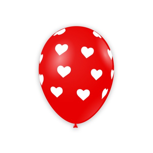 Palloncini lattice 11/12" Cm. 30 - Rossi con...