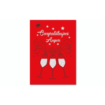 Biglietto auguri classico Laurea 2