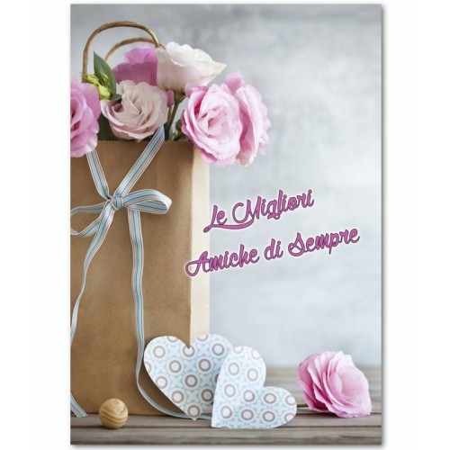 Biglietto auguri classico Amicizia