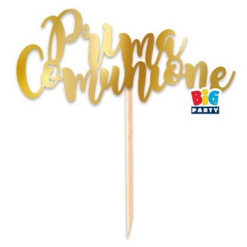 Cake topper cartonato mini Prima Comunione