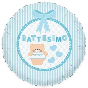 Palloncino mylar minishape 9" Cm. 25 - Battesimo orsetto...