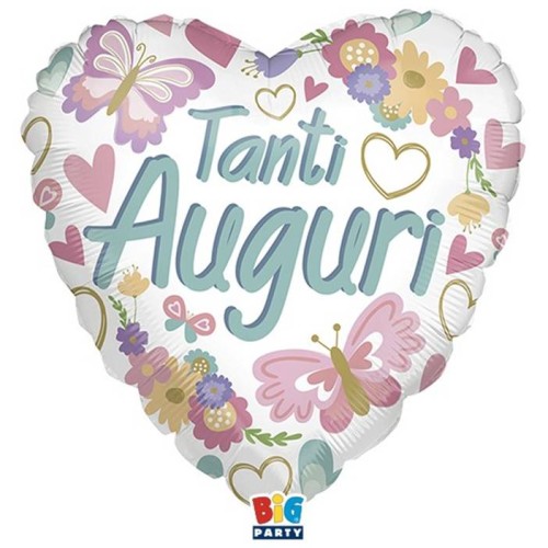 Palloncino mylar cuore 18" Cm. 45 - Tanti...