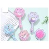 Spazzola per capelli glitterata "Zampetta" Cm. 16x8,5 - Modelli assortiti