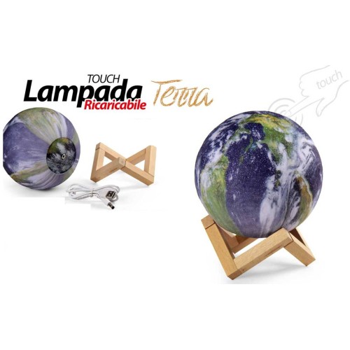 Lampada touch "Mondo" Cm. 15 con cavo usb