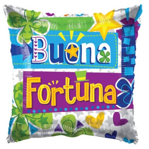 Palloncino mylar 18" Cm. 45 - Quadrato Buona...