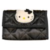 Portafoglio Hello Kitty satin nero Cm. 11x15