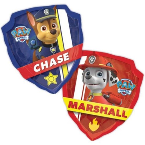 Palloncino mylar Supershape 25" - Paw Patrol scudo