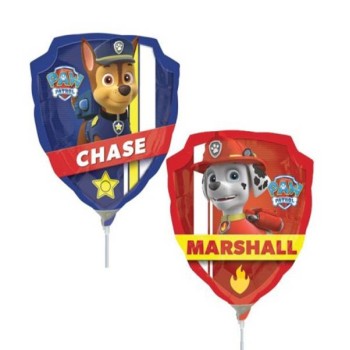 Palloncino mylar minishape 11" - Scudo Paw Patrol -...