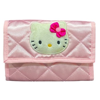 Portafoglio Tessuto Hello Kitty Satin Rosa