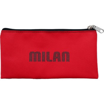 Astuccio bustina piatta pochette in tessuto AC Milan