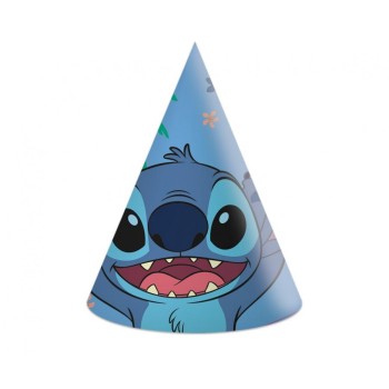 Cappellino party cono Stitch - Blister 6 pezzi