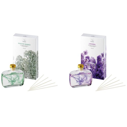Diffusore essenze con midollini e fiore interno...