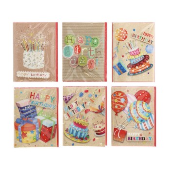 Biglietto auguri musicale Cm. 20x15 - Happy Birthday