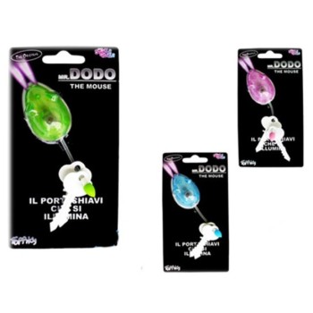 Portachiavi mouse Dodo con led