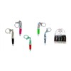 Portachiavi mini penna con strass