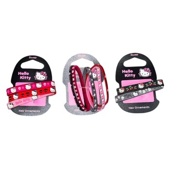 Fermacapelli elastici Hello Kitty Gothic