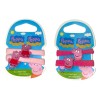 Fermacapelli elastici Peppa Pig - Blister 2 pezzi