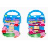 Fermacapelli molletta clic clac Peppa Pig - Blister 2 pezzi