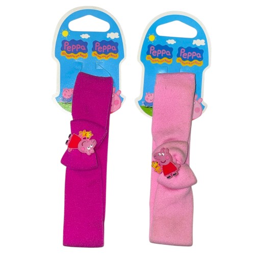 Fascia elastica con fiocco Peppa Pig