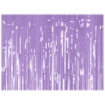 Tenda decorativa metallizzata Cm. 200x100 - Light Violet