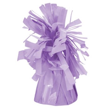Pesetto per palloncini con ciuffo - Light violet