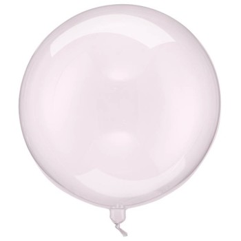 Palloncino bubble Orbz Cm. 40 trasparente color - Rosa Pink