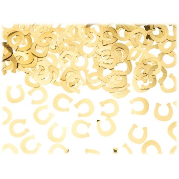 Confetti decorativi metallizzati 15 gr. - Ferro di Cavallo
