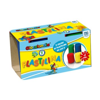 Blister 2 vasetti plastilina 100 gr