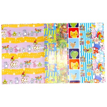 Carta da regalo in fogli Cm. 100x70 - Fantasia bambini 2