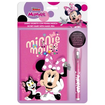 Diario segreto con penna in blister - Minnie