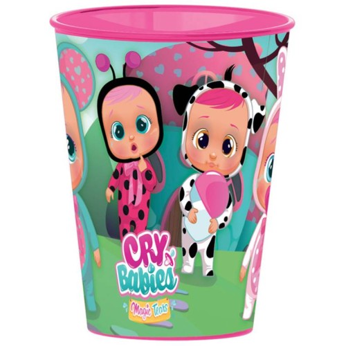 Bicchiere plastica classico 260 ML. Cry Babies