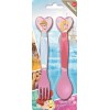 Set 2 posate in plastica - Principesse