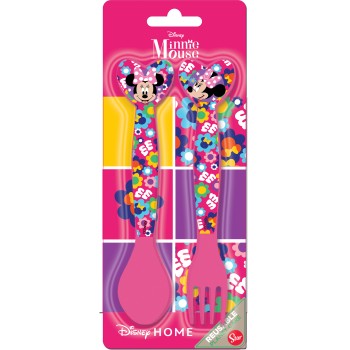 Set 2 posate in plastica - Minnie