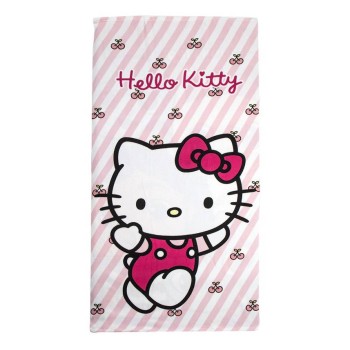 Telo mare microfibra - Hello Kitty