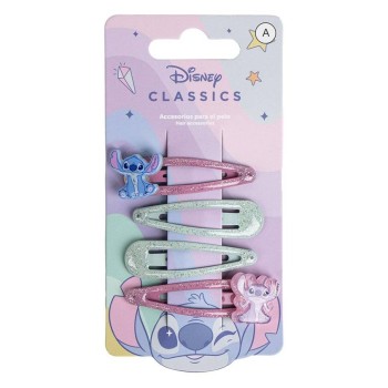 Blister 4 mollette clic clac glitterate fermacapelli -...