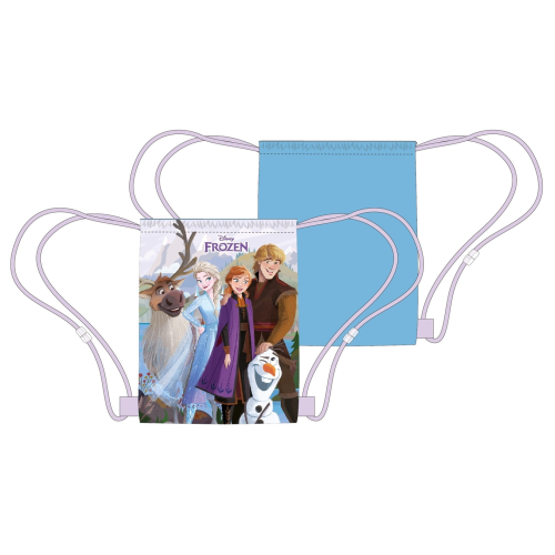 Sacca nylon con laccetti Cm. 40x35 - Frozen II