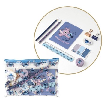 Blister scuola astuccio con accessori interni - Stitch